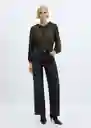 Blusa Sweet Khaki Talla S Mujer Mango