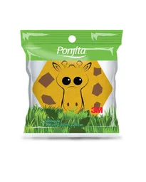 Ponjita Esponja de baño infantil Animales