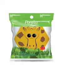 Ponjita Esponja de baño infantil Animales