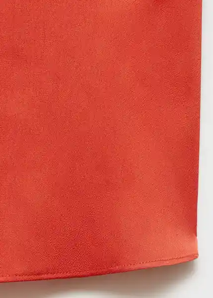 Camisa Sassa Rojo Talla S Mujer Mango