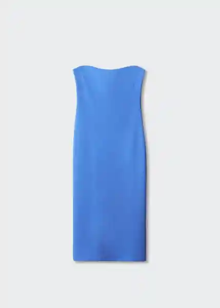 Vestido Cruyi Azul Talla S Mujer Mango