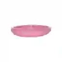 Plato Con Divisiones de Fibra de Bambú Rosado Casaideas