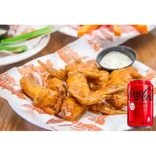 Alitas Originales X 6,10&15 +Cocacola S/az 330ML