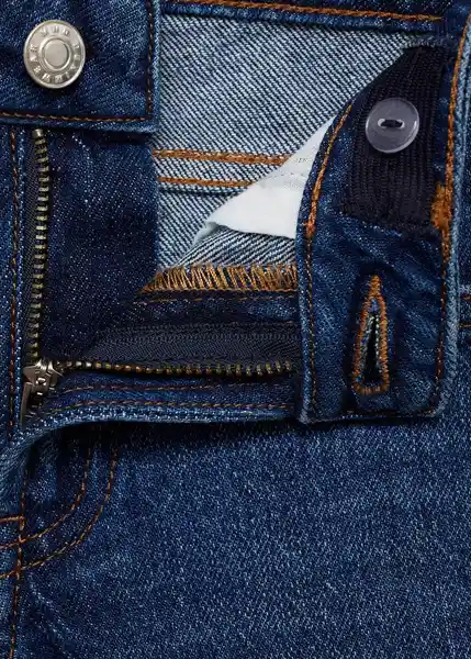 Jean Regular Tejano Oscuro Talla 11 Niños Mango