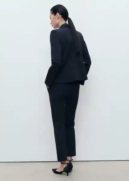 Blazer Americana Paloma Marino Talla 38 Mujer Mango