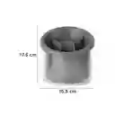 Organizador 3 Compartimentos Silver Gray Gris Oscuro Miniso