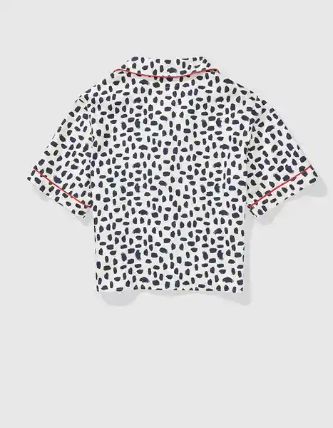 Camisa Pijama Aerie Negro Talla XS American Eagle 27821286