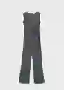 Enterizo Mono Copo Antracita Talla M Mujer Mango