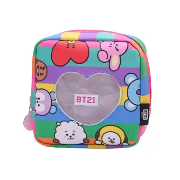 Monedero Con Ventana Transparente Serie Bt21 Multiprint Miniso