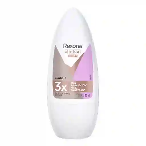 Desodorante Antitranspirante Rexona Roll on Mujer Clínical Expert 50 mL
