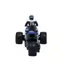 Toy Logic Moto Cross Country Azul Control Remoto TOY-68947