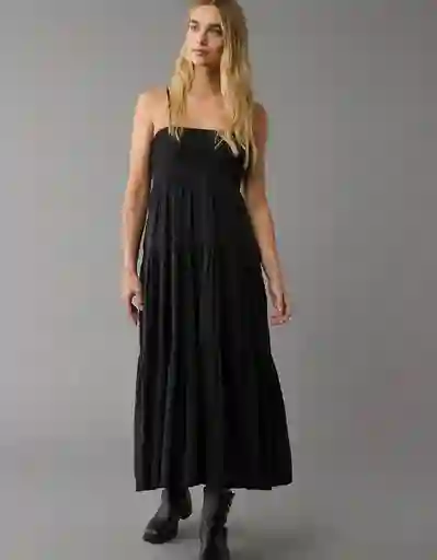 Vestido Mujer Negro Talla X-SMALL 7800001 American Eagle