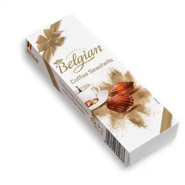 Belgian Chocolate Seashells With Coffee