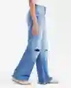 Jean Cosmo Femenino Azul Tono Medio Talla 10 Chevignon