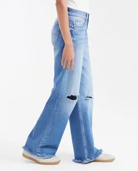 Jean Cosmo Femenino Azul Tono Medio Talla 10 Chevignon