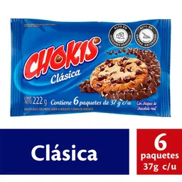 Chokis Galletas Dulces Clásicas con Chispas Sabor a Chocolate