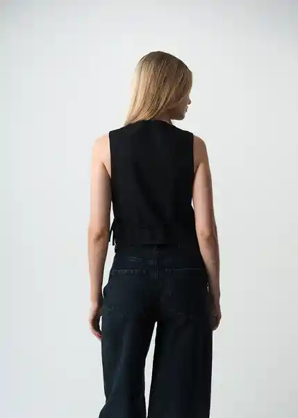 Camisa Alana Mujer Negro Puro Ultraoscuro T S 012G358 Naf Naf
