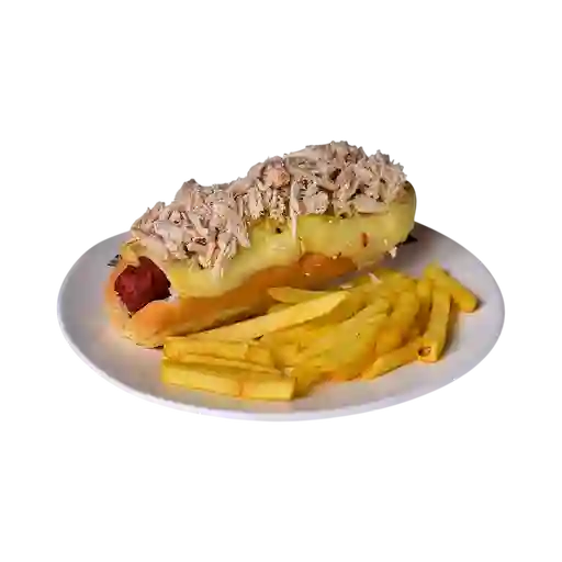 Perro Caliente con Pollo