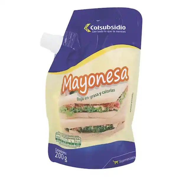 Mayonesa Colsubsidio Doypack