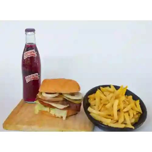 Combo Personal Hamburguesa de Pollo