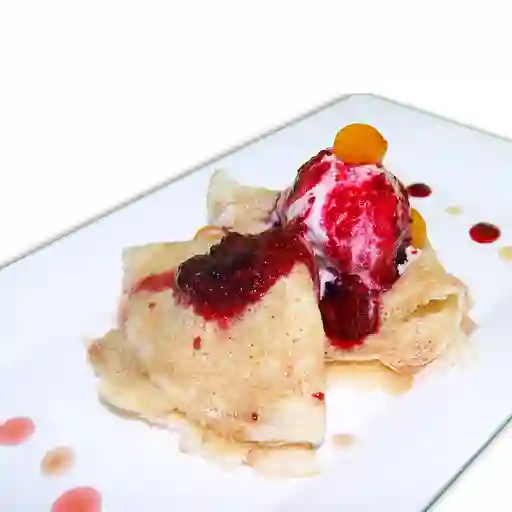 Crepes de Frutos Rojos