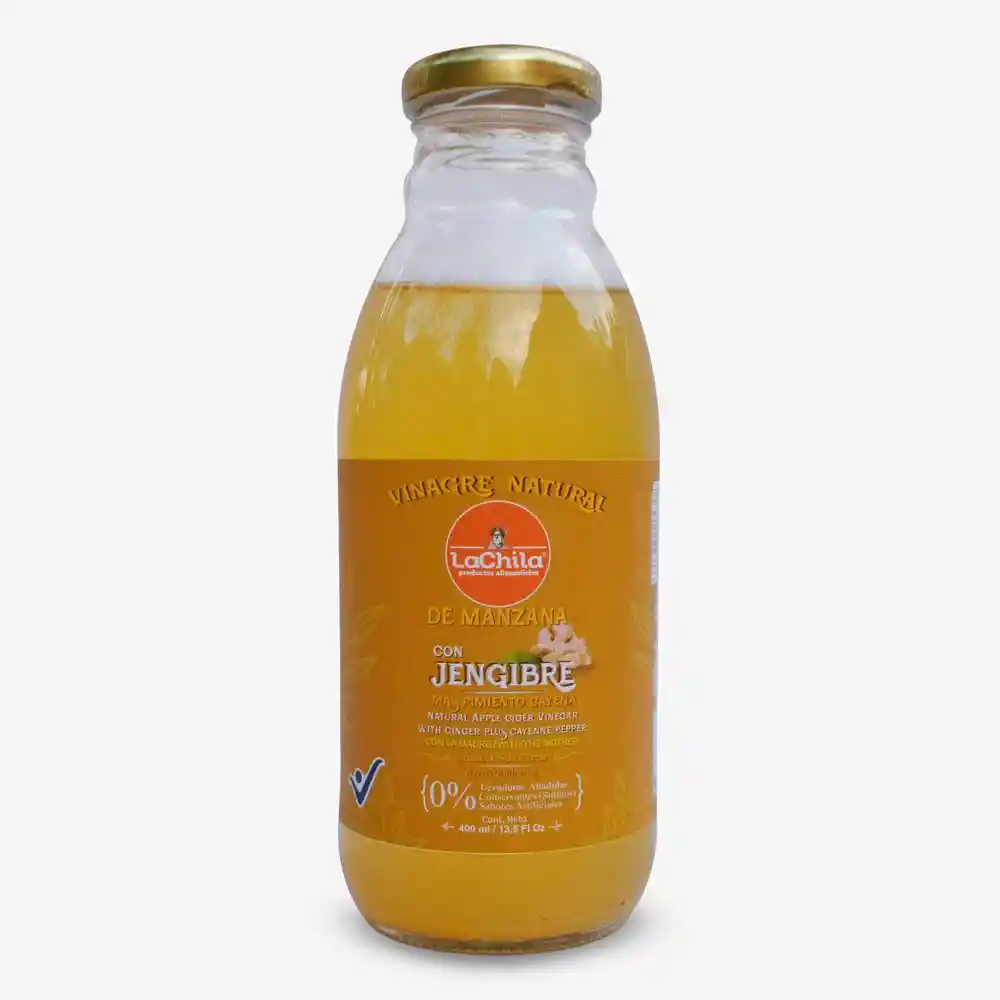 Vinagre Manzana Y Jengibre Productos Alimenticios Lachila 400 Ml