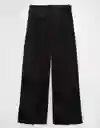 Pantalón Mujer Negro Talla: 6 SHORT 5451001 American Eagle