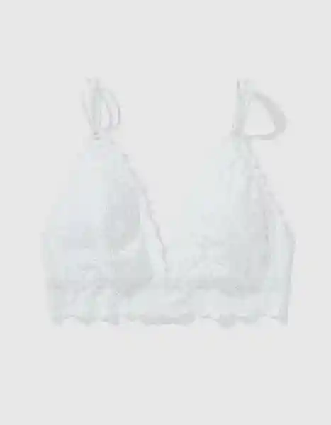 Bralette Aerie Blanco Talla MEDIUM 4114125 American Eagle