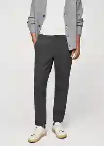 Pantalón Murlo Gris Talla 46 Hombre Mango