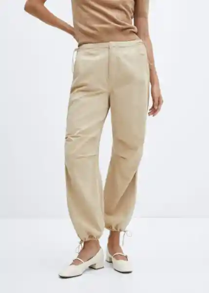 Pantalón Parachut Arena Talla M Mujer Mango