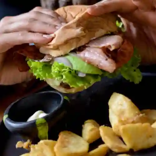 Hamburguesa a la Parrilla