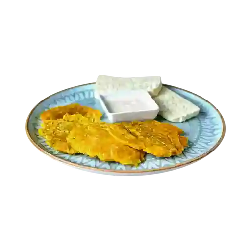 Patacones con Queso