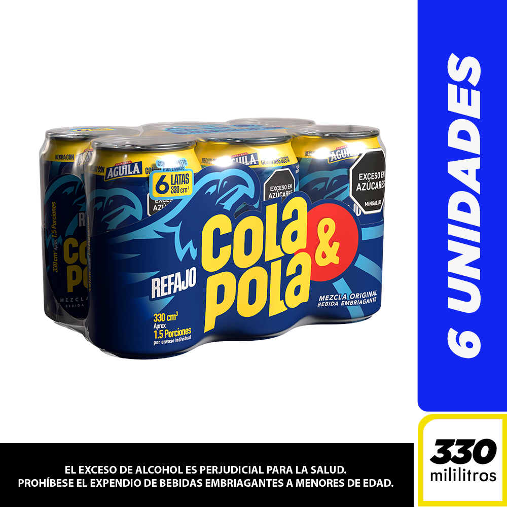 Refajo Cola & Pola sixpack 330ml