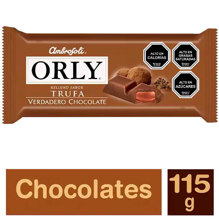 Orly Chocolate Relleno Sabor Trufa