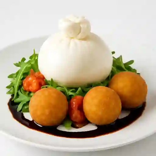 Acompañamiento Arancini Gamberi e Funghi