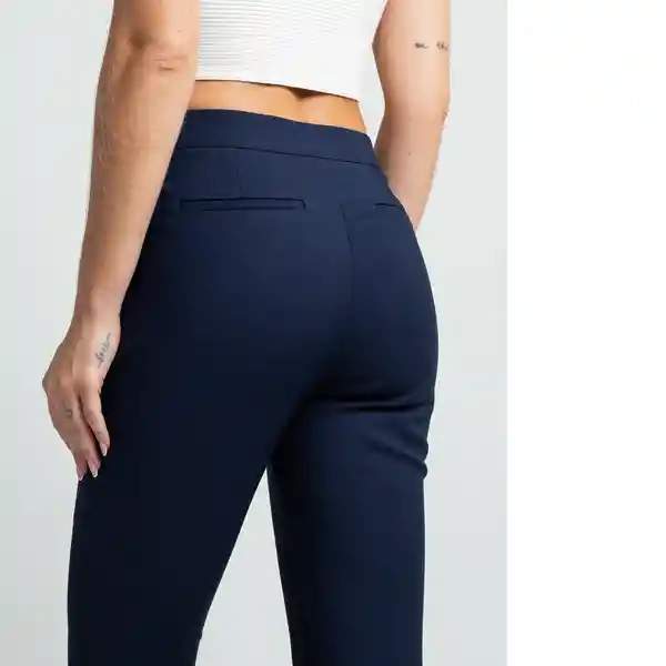 Pantalón Silvie Mujer Azul Salva Ultraoscuro T.8 531f310 Naf Naf