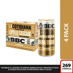 BBC Cerveza la Cotidiana Lúpulo Cascade en Lata