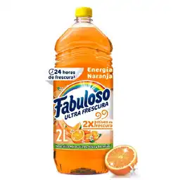 Fabuloso Limpia Pisos Energía Naranja 2 L