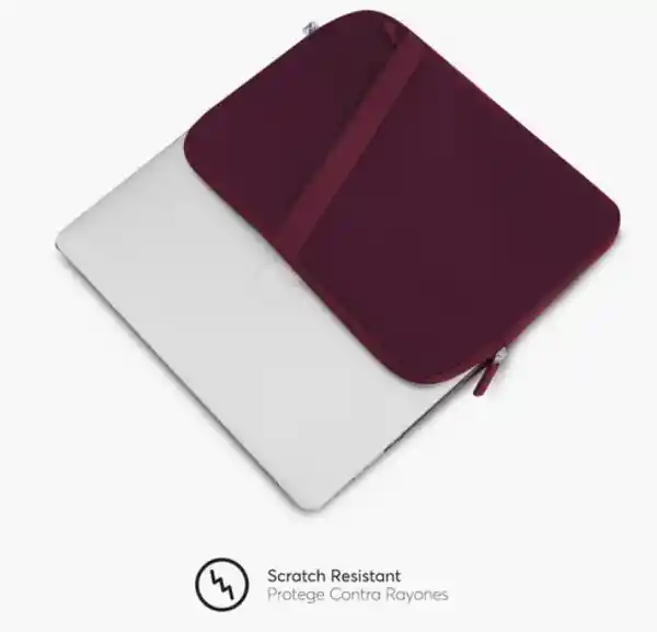 Nco Funda Neopreno Para Macbook Pro 14/Pro/Air 13 M1 Pro/M3 Rojo