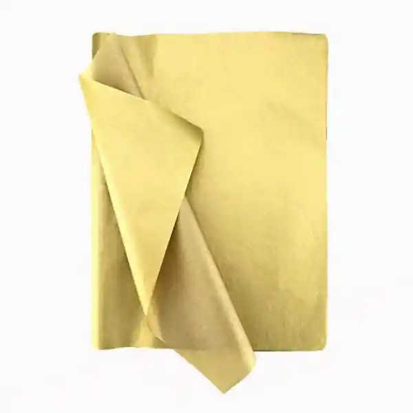 Papel Seda Dorado X10 Uds