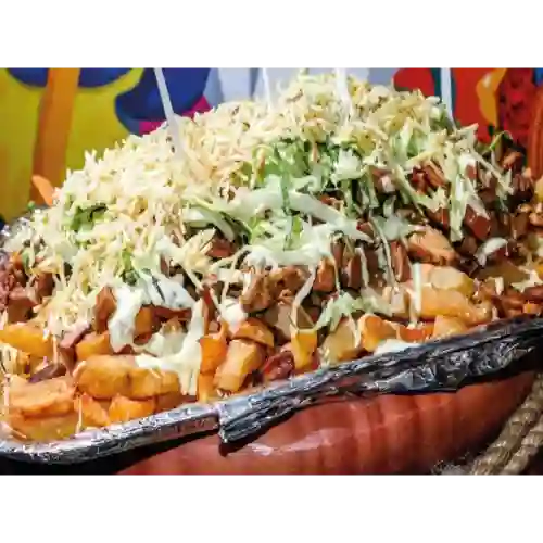Salchipapa Costeña