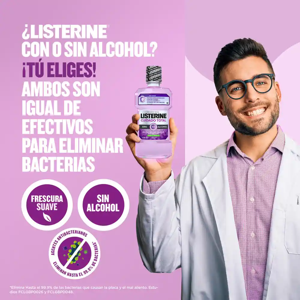 Enjuague Bucal LISTERINE Cuidado Total Zero 500 ML