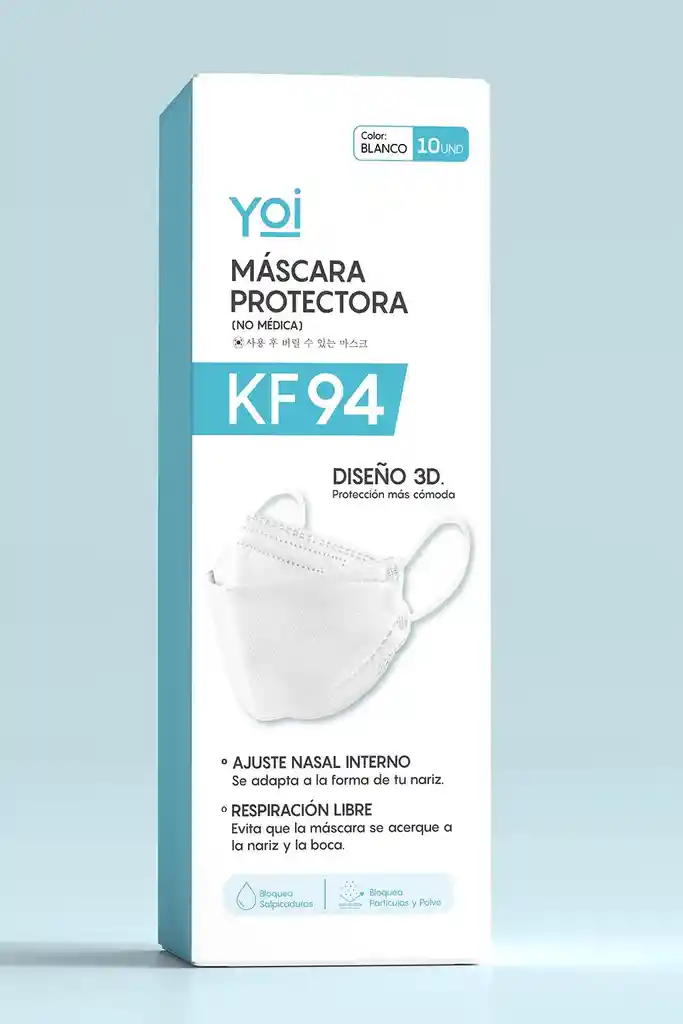 Yoi Tapabocas Blanco Kf94