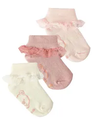 Baby Fresh Calcetines Marena Bebé Surtido X3 Talla 2-4 Meses