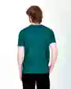 Camiseta Hombre Verde S 100F100_VER195414 Rifle