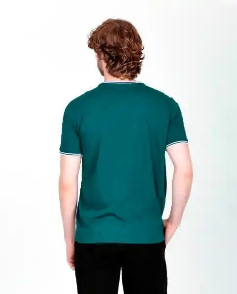 Camiseta Hombre Verde S 100F100_VER195414 Rifle