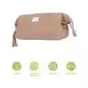 Cosmetiquera Con Relieve Serie Khaki Miniso