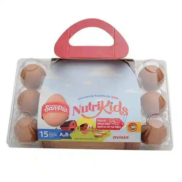 San Pio Huevo Rojos A y B Nutrikids