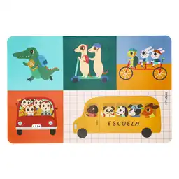 Individual Preescolar Multicolor Casaideas
