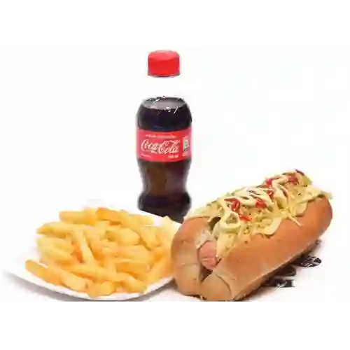 Perrito Sencillo+gaseosa+papas